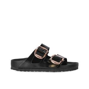 Birkenstock Arizona Big Buckle High Shine Black Sandal - NWT